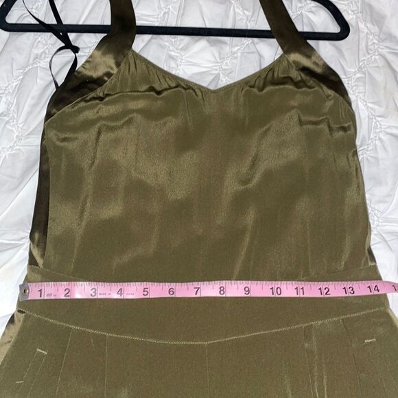 NWT 550.00 RAG & BONE ARMY SCARLET JUMPSUIT NEW SIZE 6 (MEDIUM) DARK OLIVE - Picture 7 of 10